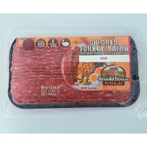 슈퍼푸드 칠면조/ 천연나무로 훈연한 베이컨형 칠면조햄 340G 3개