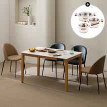 마이엘 올리 4인용 통 포세린 세라믹 12T 언더렌지 인덕션 테이블 식탁세트, 5. 샤샤체어+식탁(인덕션 측면타입), 그레이패브릭