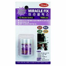 미라클픽스 목재용(소형) 접착 메꿈 성형 보수용 20g(530223), 단품