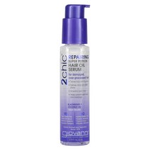 지오바니 2chic 리페어링 슈퍼 포션 헤어 오일 세럼 블랙베리 + 코코넛오일 81ml(2.75fl oz)
