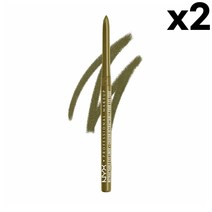 NYX 닉스 매카니컬 아이라이너 16 골든 올리브 2팩 Retractable Golden Olive, 1개, 기본