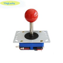 조이스틱패드 ZIPPY-제로 딜레이 아케이드 캐비닛 조이스틱 5V led 푸시 버튼 플레이어 마이크로 스위치, [03] Black