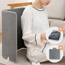 사무실 발난로 접이식 히팅패드 파티션 히터 책상 난로 다리 데스크히터 발열 HPH86, 화이트