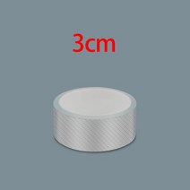 자동차 몰딩 고무 카풍 차단 나노 도어 보호 스티커 투명 테이프 스티커 스타일링 자동, 3cm(탄소 섬유), 3m