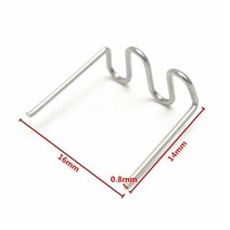 플라스틱 용접기 핫 스테이플러 인두기 100 pcs 0.60.8mm 자동차 범퍼 용 스테이플 수리 키트 멜트 용접 도구 용접 네일 와이어 patc, 협력사, 0 8mm 웨이브 스테이플
