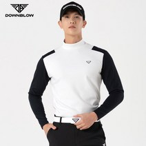 다운블로우_DBFWLW-6103M_FW남자골프웨어반폴라티셔츠, 화이트