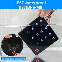 rfid nfc 복사기 태그 리더기 스티커 도어락 휴대용 카드 독립형 와이파이 투야 스마트 라이프 앱 백라이트, 02 WIFI IP67 waterproof