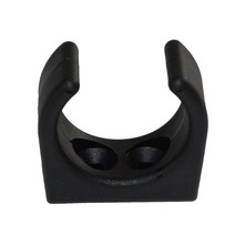 블랙 32mm 보트 카약 패들 노 마운트 홀더 후크 푸시 폴 클립 보트