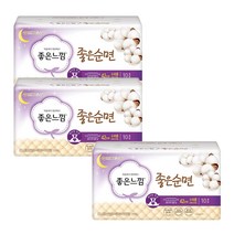 좋은느낌 좋은순면 슬림 수퍼롱 오버나이트 10p x 3팩