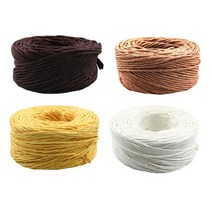 덕용 롤 지끈 컬러색/220608/종이끈 선물 포장 4mm100m 2mm200m 중, 연갈색