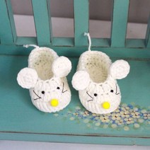 [천삼백케이] [러브컨츄리] 마우스 아기덧신 만들기 DIY키트(동영상), 스카이블루