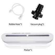 가정용진공포장기 최고의 전기 자동 10pcs 보호기 가방 가정용 포장 실링기, 협력사, 흰색 2pc, eu220v