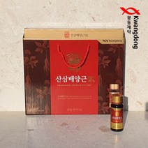 광동 산삼 배양근 진액 (진)100ml 12개입 건강선물세트 효도선물