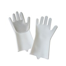 바람 실리콘 수세미 장갑, 그레이, 1세트