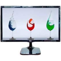 대기업 브랜드 23인치 와이드 LED모니터 삼성 LG HP DELL LENOVO TG 사무용 업무용, A급 23인치 와이드 LED모니터, DVI TO HDMI케이블