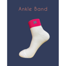 제이렉스 스포츠 양말 발목 압박 앵클 밴드, 스카이 블루