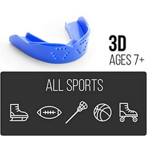 스포츠 마우스 가드 SISU 3D 2.0mm 축구 하키 라크로스 농구 청소년/성인을 위한 간편한 맞춤 마우스 가드, Intense Red