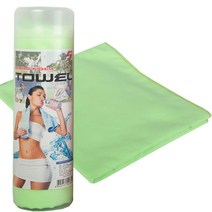 스포키 초극세사 스포츠타올 연두 케이스증정 건식, 단품, 1개