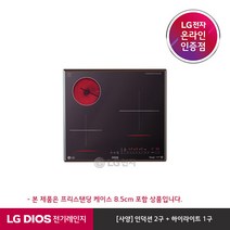 [LG][공식판매점] DIOS 하이브리드 3구 전기레인지 블랙 BEY3MSTC (프리스탠딩 케이스 8.5cm), 폐가전수거없음