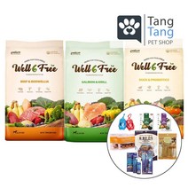 펠리코 웰식스프리 1.8kg/5.6kg 샘플+20종 택 유기농 강아지알러지 피부 눈물사료, 바우와우 120g, 1.8kg, 연어와크릴(피모)