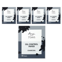 아리얼 세븐데이즈 오일 컨트롤 페이퍼 차콜, 10개, 80개입