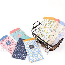 감사편지 용돈 상큼 꽃그림 편지봉투5세트 부모님 세뱃돈 엄마생일