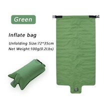 zomake 빠른 충전 에어백 for inflatable sleep pad 캠핑 173, 그린 에어백