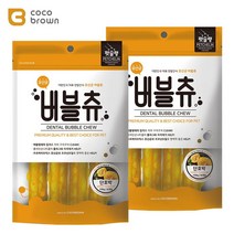 강아지 유산균 단호박 덴티스츄 양치껌 2봉 치석제거 이케어 덴탈개껌 말랑츄