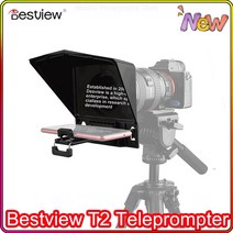 프롬프트 프롬포터 bestview t2 teleprompter for 8 inch tablet ipad 전화 프롬프터 인터뷰 스피치 dslr 리더 태블릿 prompteur JX