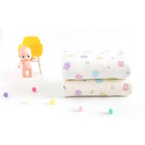 대폭 오가닉 양면 다이마루원단 젤리바니 color 2종, 크림아이보리