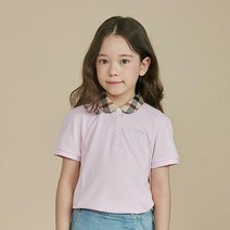 닥스키즈 체크카라 티셔츠 (DSM10TP80G_PK)