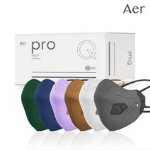특급 방진마스크 석면 철거 해체 아에르 프로Q Q300S 접이식 분진 마스크, 그레이, 1매