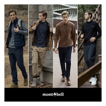 [몽벨(montbell)] O 몽벨 24FW 남성 기모 모크넥 티셔츠 4종