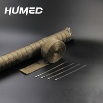 단열테이프 배기 테이프 머플러 빈티지 오토바이 배기 파이프 헤더 히트 랩 저항 테이프 유리 섬유 열 차, 20 10M green
