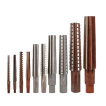 리머 cnc 알루미늄 모스 테이퍼 리머 세트 2 개 MT0/MT1/MT2/MT3/MT4 스틸 핸드 밀링 마무리 커터 도구, 02 2pc MT1