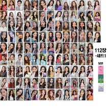 64장 80장 112장 224장 세트 아이브 IVE 장원영 개인포토카드 양면 포카 아이돌 굿즈 폴꾸 포꾸, 112장-세트1