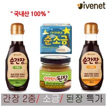 [아이배냇] 순간장 국물1개+비빔1개+소금1개+된장1개+물티슈 100매 증정 행사, 1세트, 순간장 국물1개+비빔1개+소금1개+된장1개