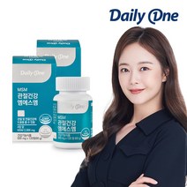 데일리원 전소민 관절건강 엠에스엠 영양제 미국산 100% 500mg 120정, 2통