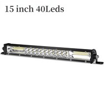 경운기가격 미니경운기고출력 LED 조명 바 작업용 스폿 플러드 콤보 빔 트럭 트랙터 SUV ATV 오프로, 02 15inch 120W