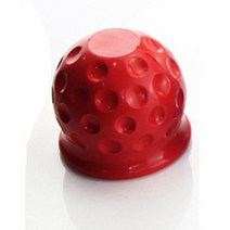 트레일러 카라반 볼 보호 고무 캡 캠핑카 훅 차박 룸 카 봉 헤드 녹 방지 커버 자물쇠, B.붉은색 + 1개