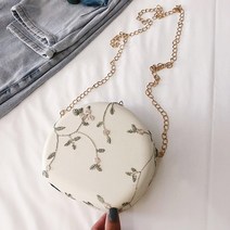 [리즈무드] 라운드 리프 체인 크로스백