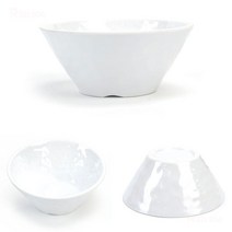 멜라민 국그릇 대접 후식 그릇 15x6.2cm 4호 화이트_232663EA, 본상품선택, 본상품선택