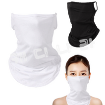 자외선 차단 마스크 골프 얼굴 햇빛가리개, 2.자외선 차단 마스크-블랙