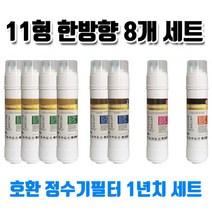 CIW-5500S 제일아쿠아 포티 정수기필터 호환 8한방향 8개1세트, 1개, B타입