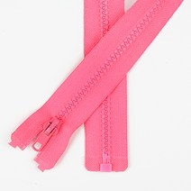 JSTrading 60cm 플라스틱 점퍼지퍼 22컬러 (3호), 22 네온핑크, 1개
