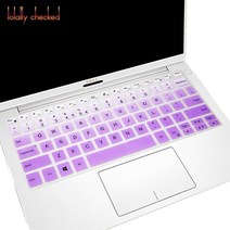 키보드 스킨 루프 포인트 키캡 커버 키스킨 Dell xps13 9380 9385 47, 페이드 퍼플