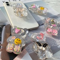 투명 곰돌이그립톡 하리보그립톡, type1