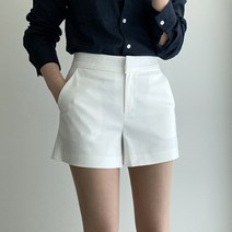 기본 정장 3부 반바지 S M L / 블랙 화이트 베이지
