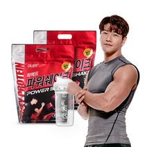 칼로바이 퍼펙트 파워쉐이크 포대유청 김종국 단백질 헬스 보충제 WPC 초코맛+쉐이커 증정 복합 프로틴 파우더, 2kg, 2개