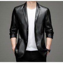 MK1208 천연양가죽 남성가죽자켓 블레이져 정장자켓